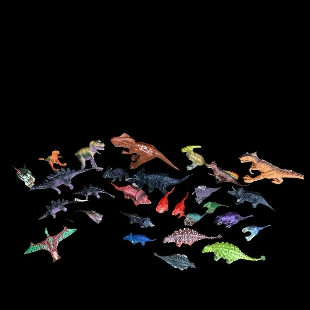 Dinosaur Toys Large Lot 25+ pcs Assorted Types Sizes - Picture 10 of 14